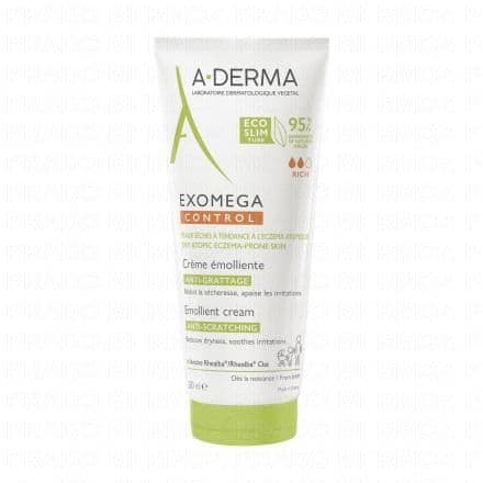 A-DERMA Exomega Control - crème émolliente tube 200 ml