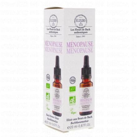 ELIXIRS & CO Les fleurs de bach Ménopause Flacon 20ml