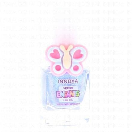 INNOXA Vernis à Ongles pour Enfants à Base d'Eau Papillon Bleu 5ml
